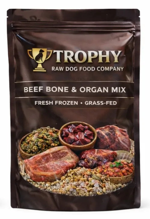 Beef Bone & Organ Mix – Fresh Frozen Raw Dog Food