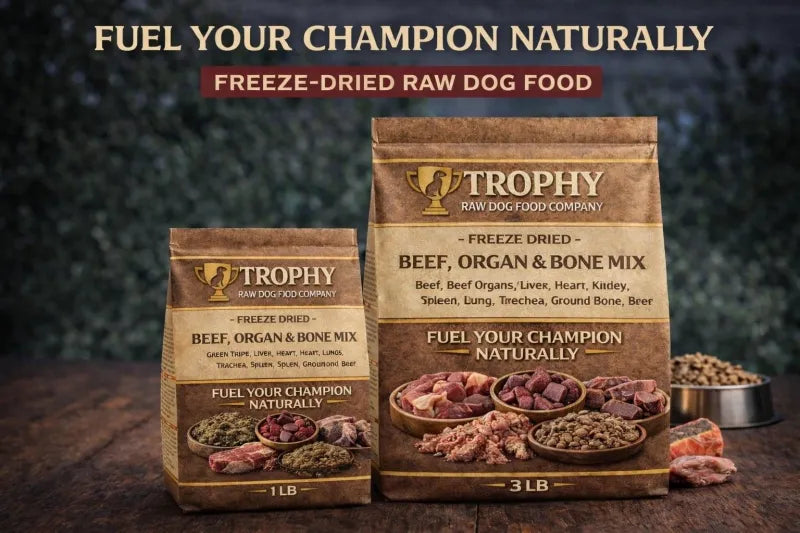 Beef Bone & Organ Mix – Freeze Dried Raw Dog Food